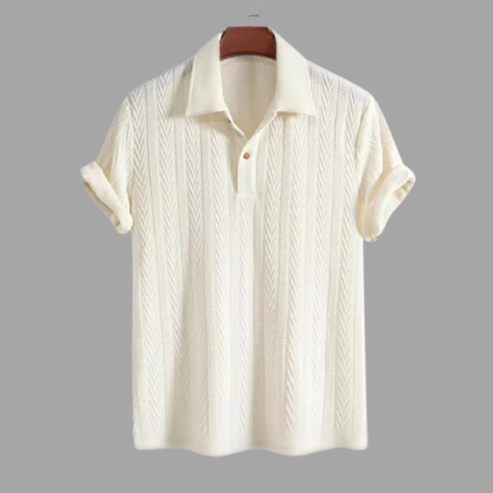 Luxury Old Money Polo (Off white)