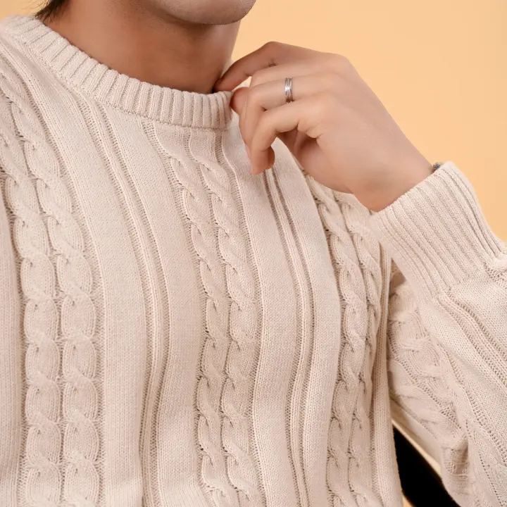 Cable premium kint sweater
