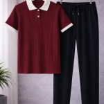 Meron polo and black pent